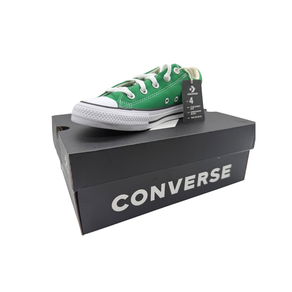 Converse Chuck Taylor All Star Street Slip Green Kids Shoes A17178F Size 4 NEW